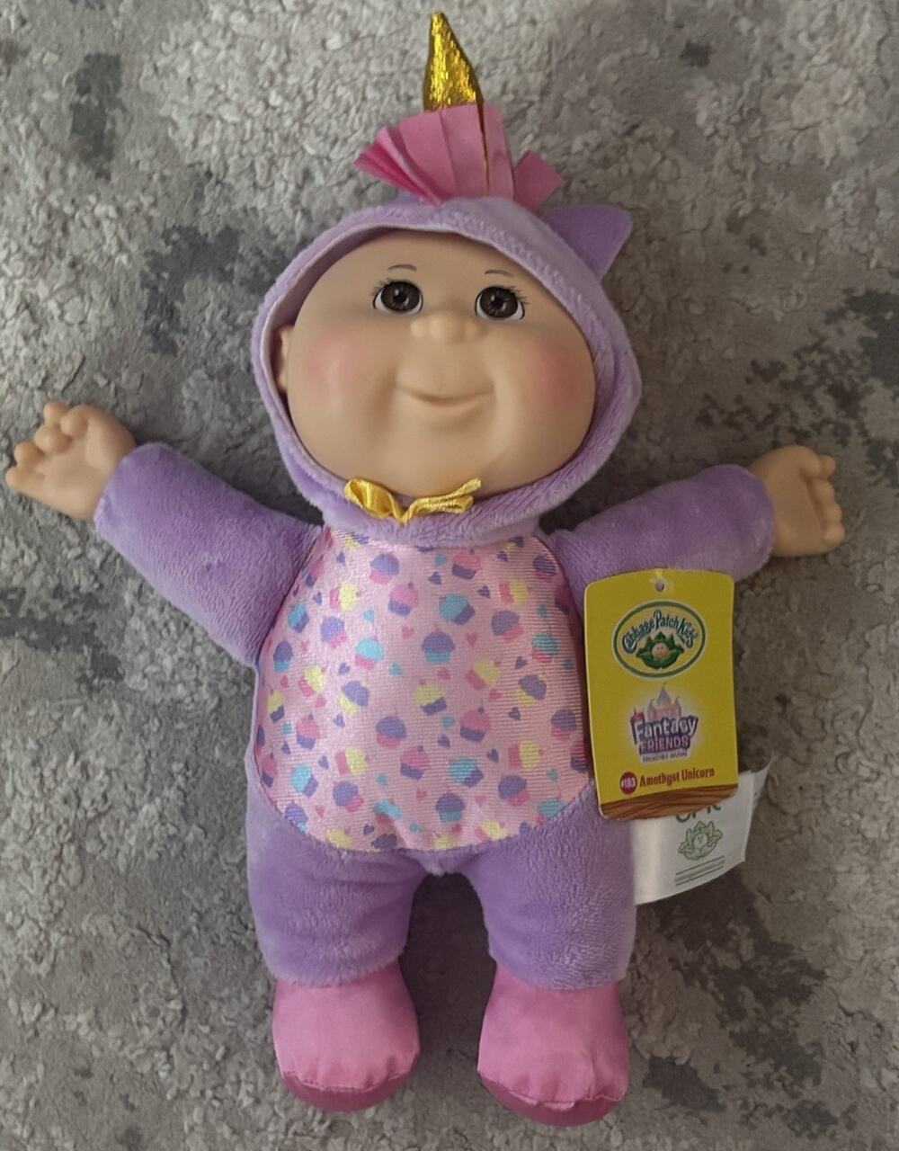 Cabbage Patch Kids Cuties Doll Charleigh Unicorn Fantasy Friends CPK New